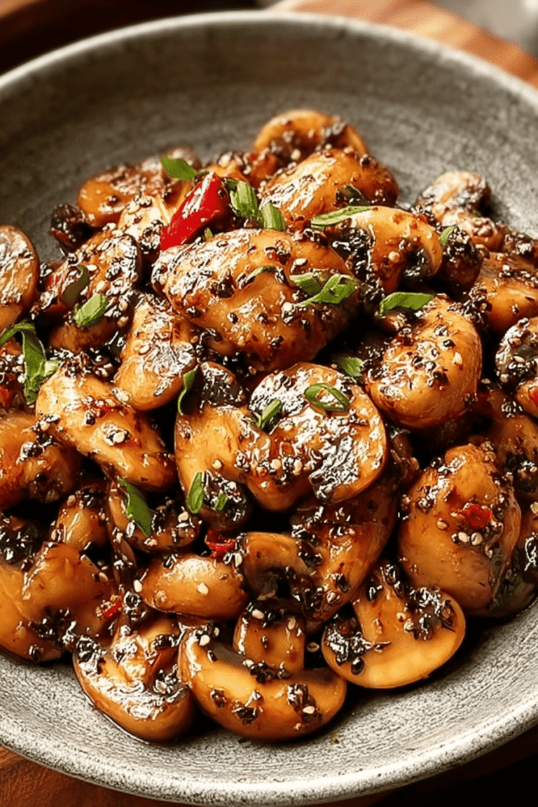 Black Pepper Chicken Mushrooms 5.Png