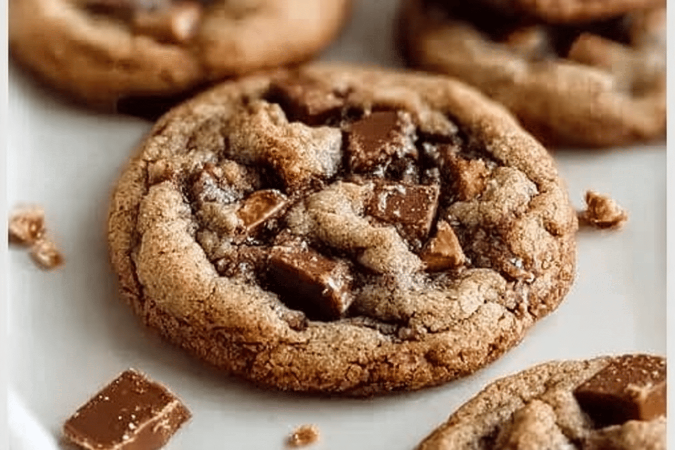 Brown Butter Toffee Cookies
