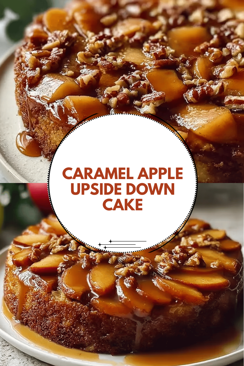 Caramel Apple Upside Down Cake