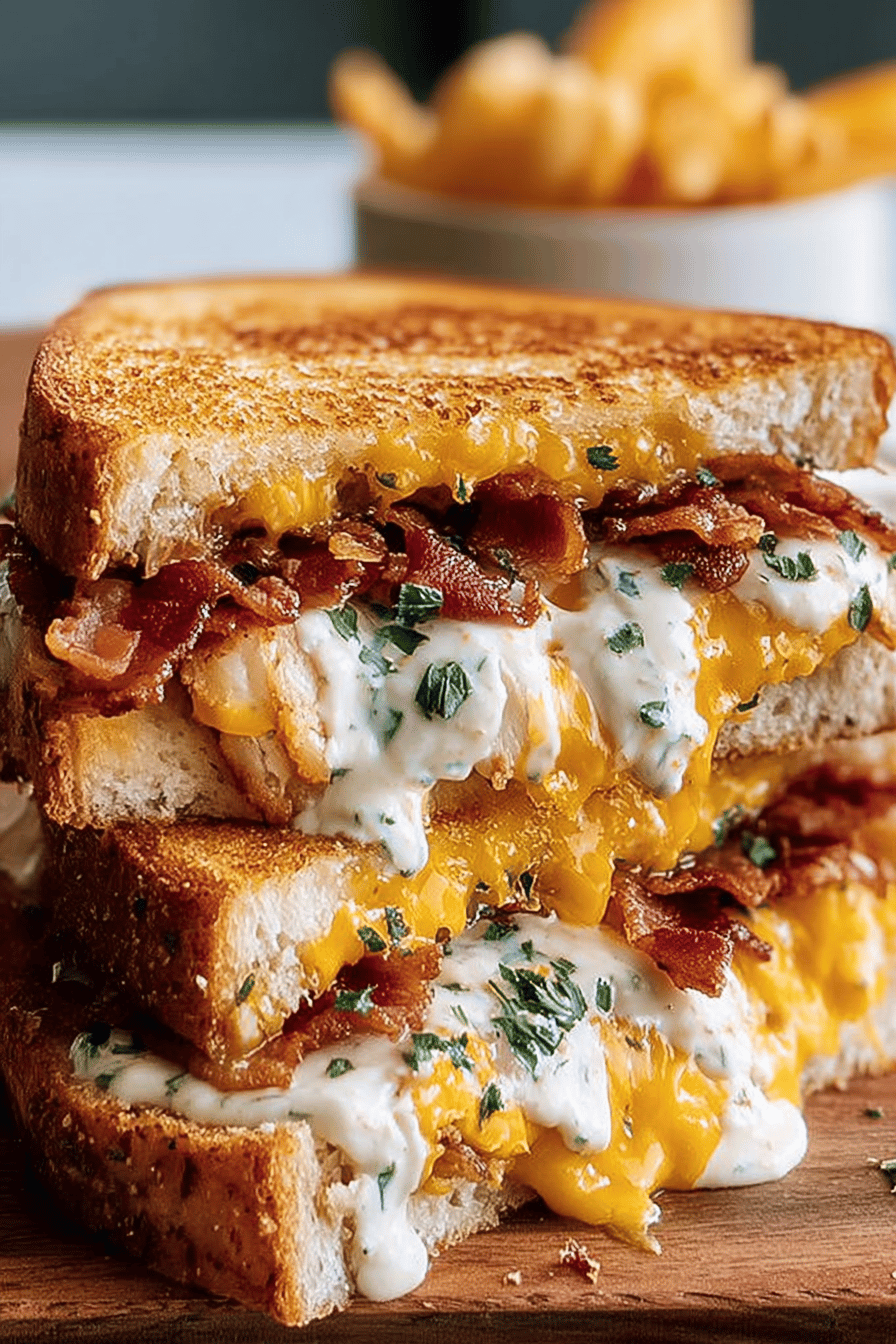 Cheddar Bacon Ranch Melt