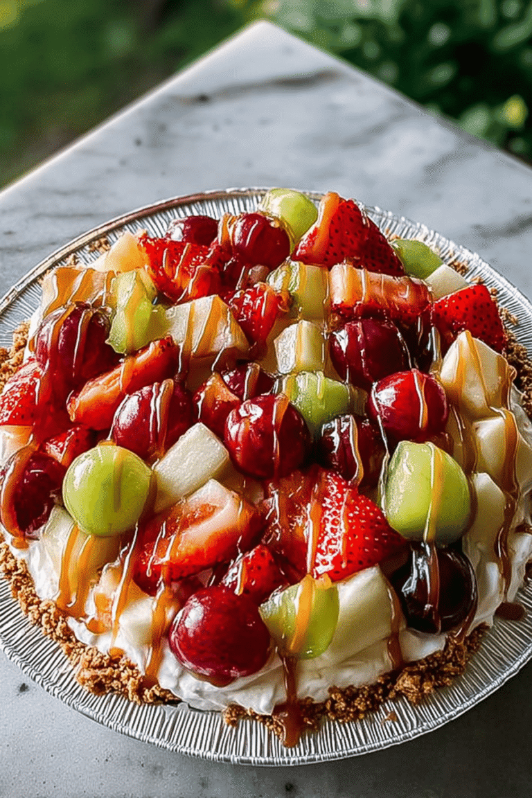 Cheesecake Fruit Salad Caramel 80.Png