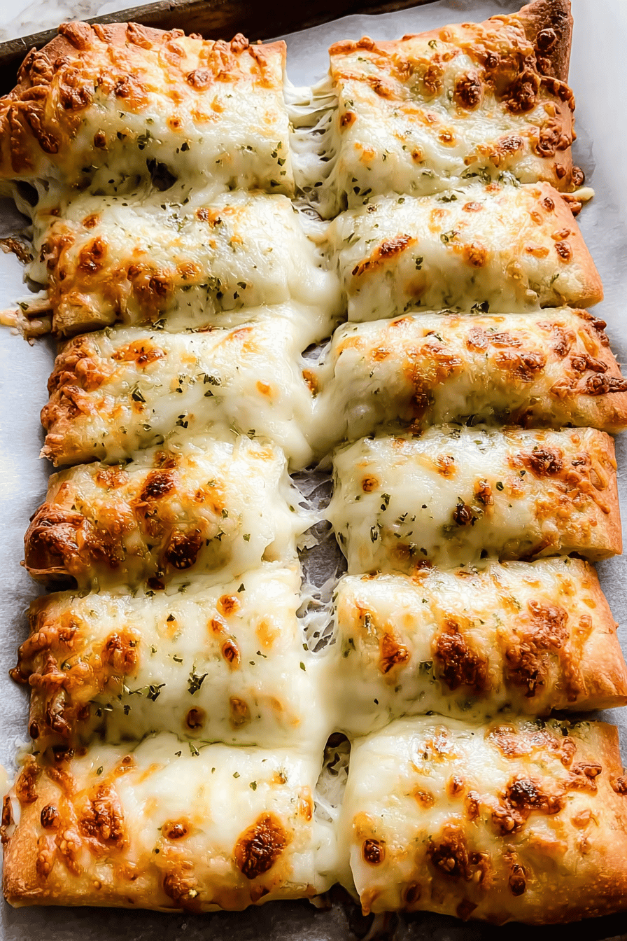 Cheesy Garlic Breadsticks