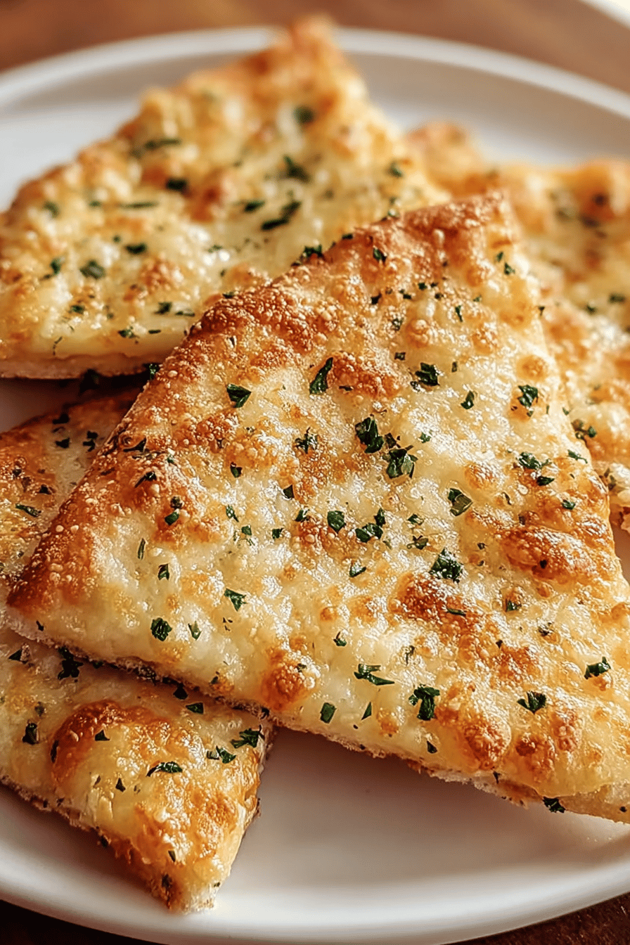 Cheesy Tortilla Garlic Bread