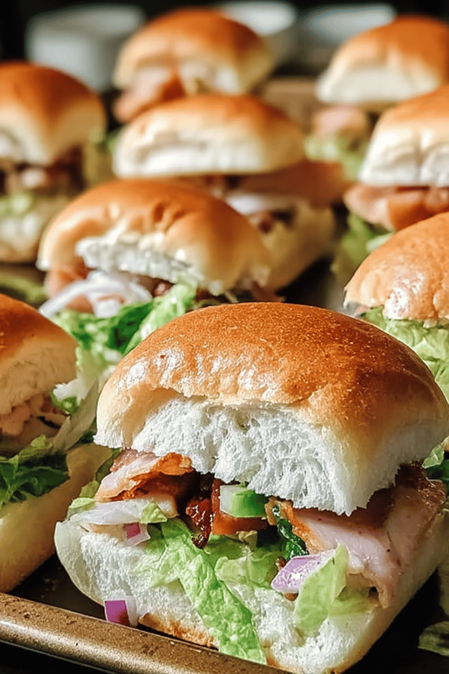 Chopped Italian Sliders