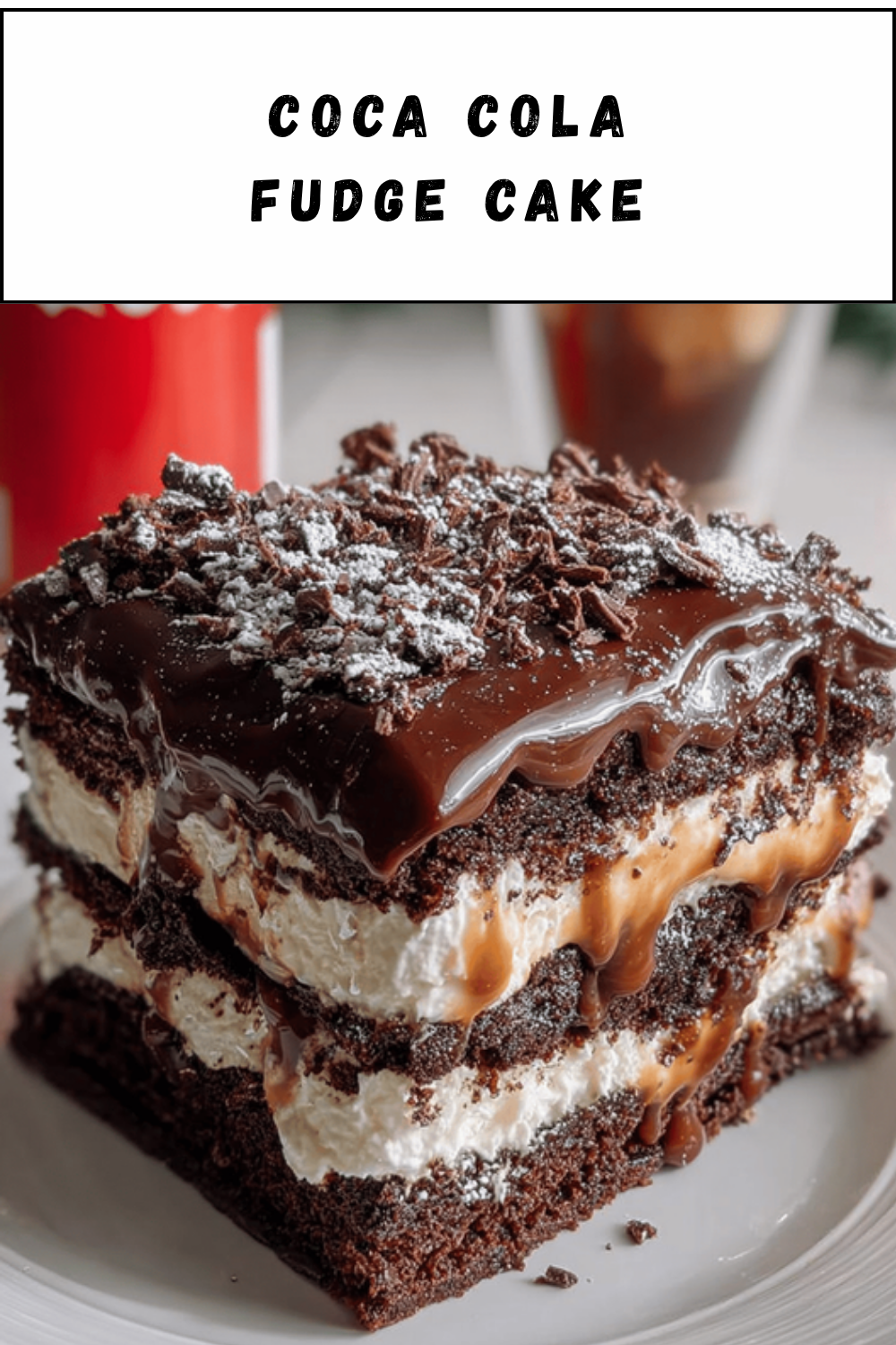 Coca Cola Fudge Cake