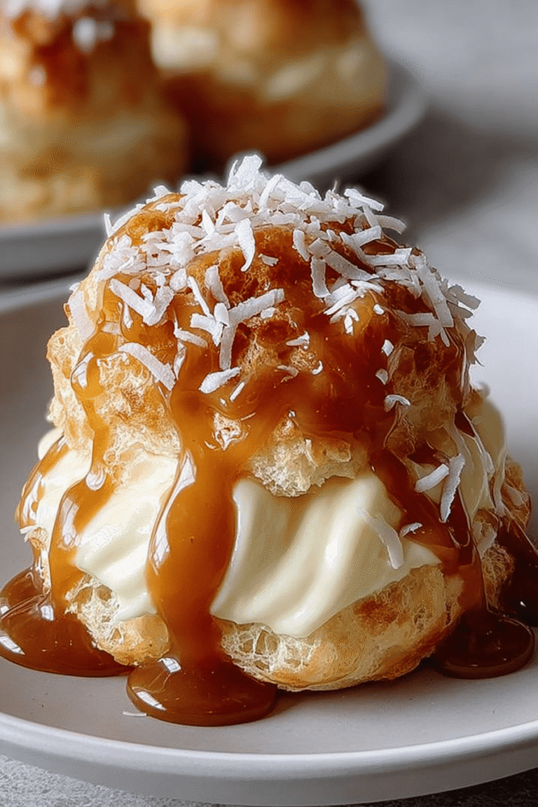 Coconut Caramel Cream Puffs 76.Png