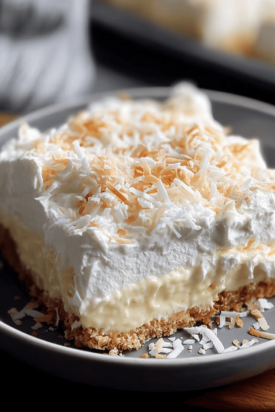 Coconut Cream Dessert Lush