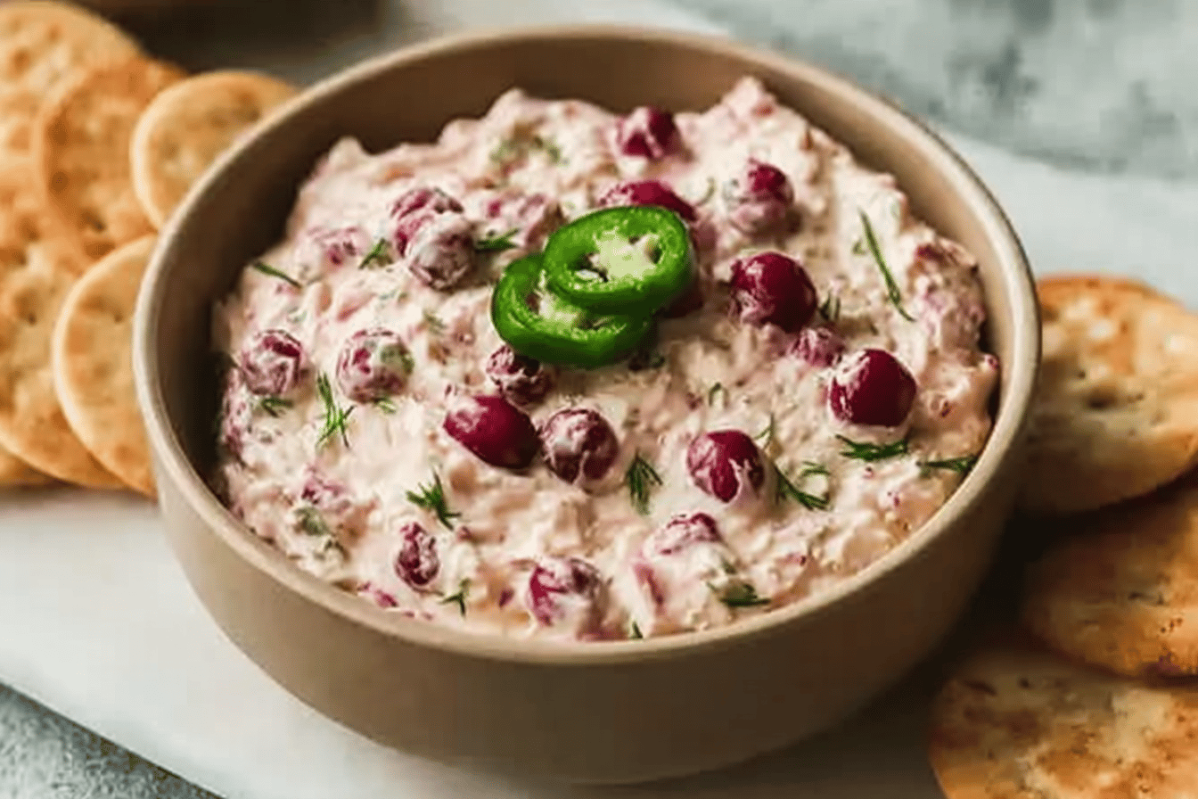 Cranberry Jalapeno Cream Cheese Dip Recipe For Bold Taste