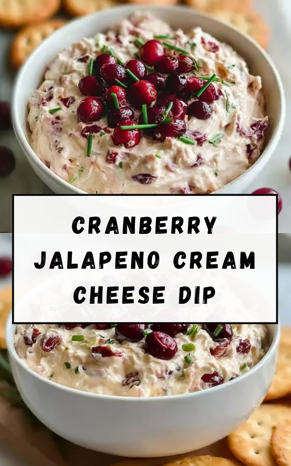 Cranberry Jalapeno Cream Cheese Dip