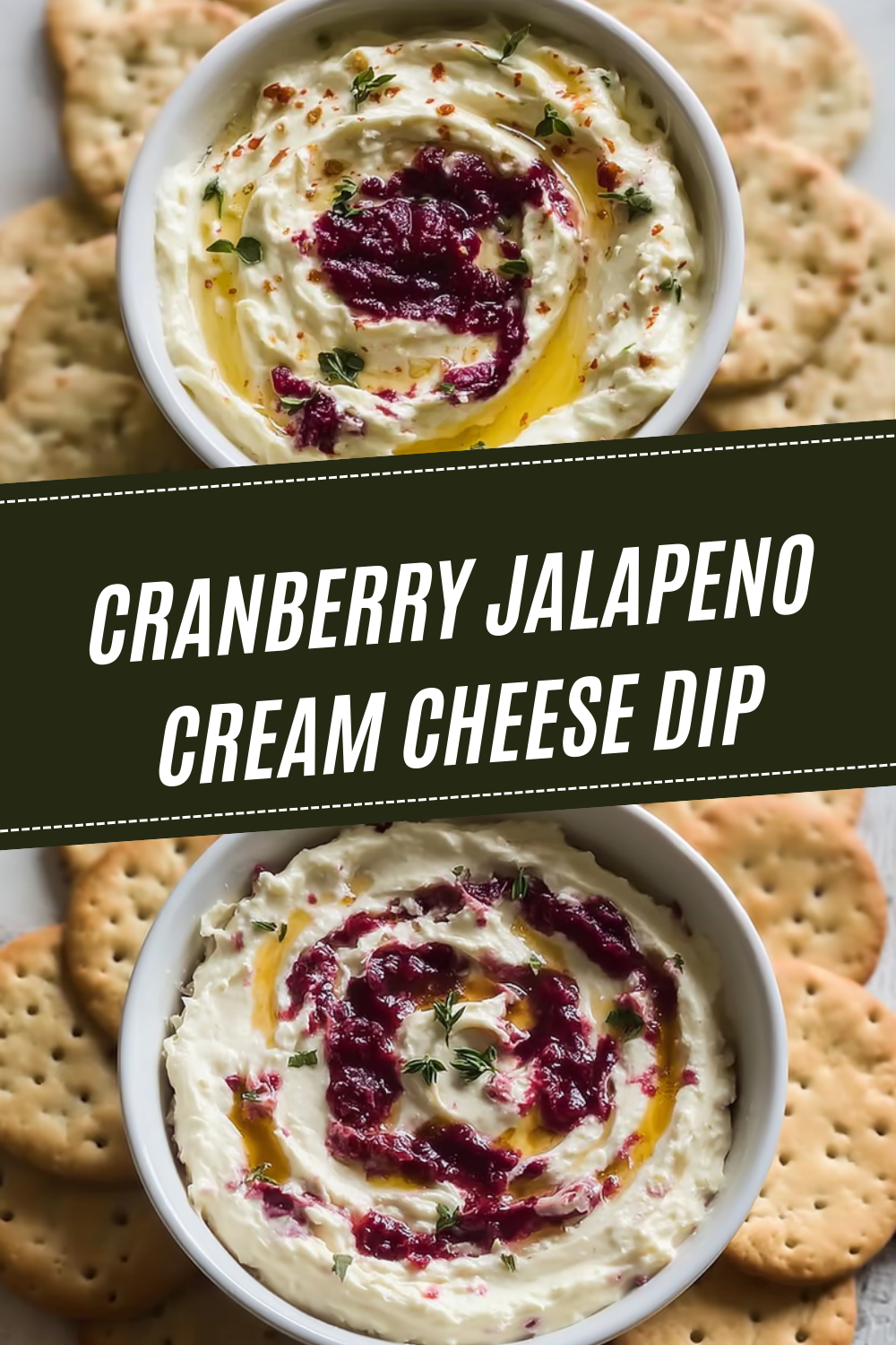 Cranberry Jalapeno Cream Cheese Dip