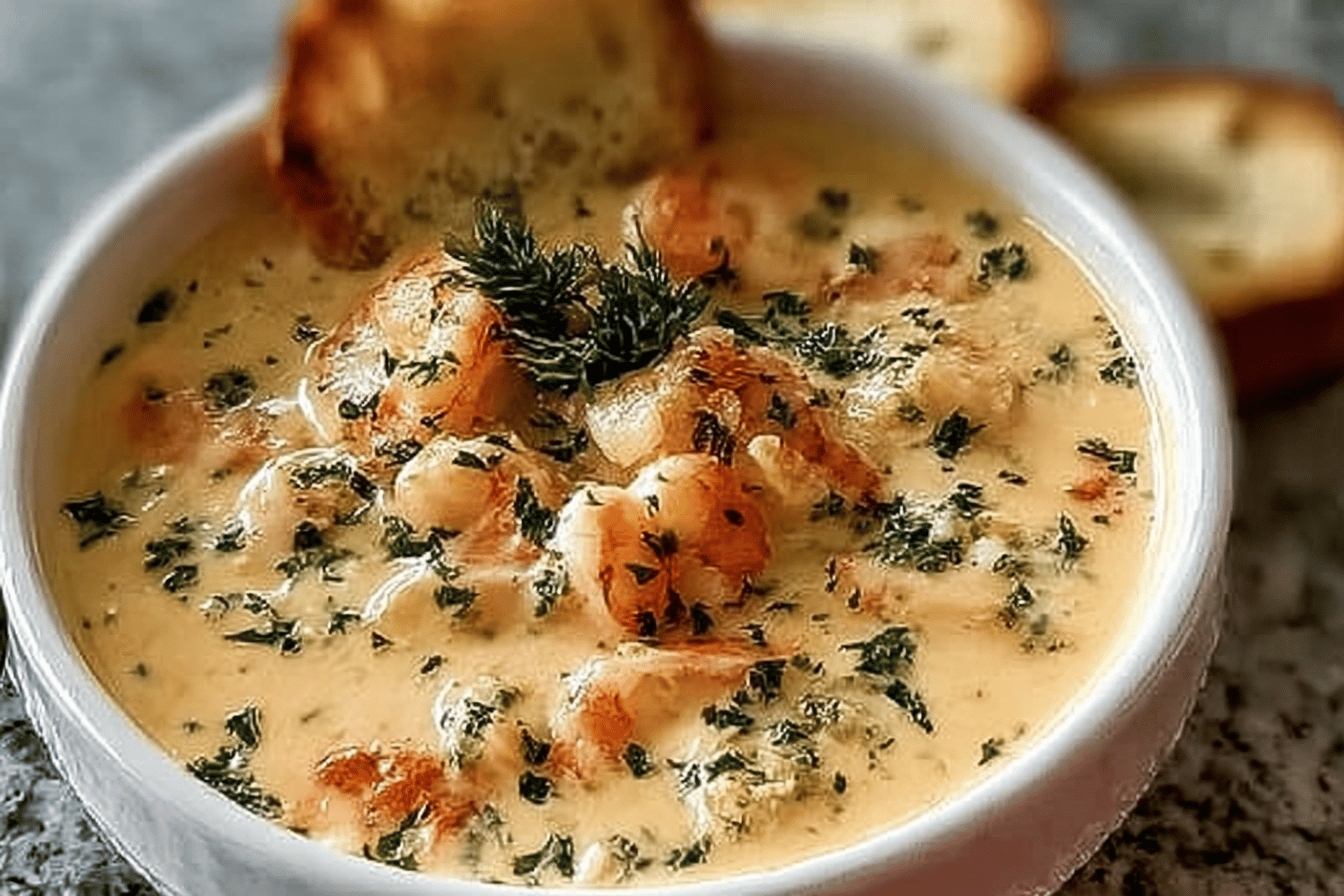Creamy Crab And Shrimp Seafood Bisque