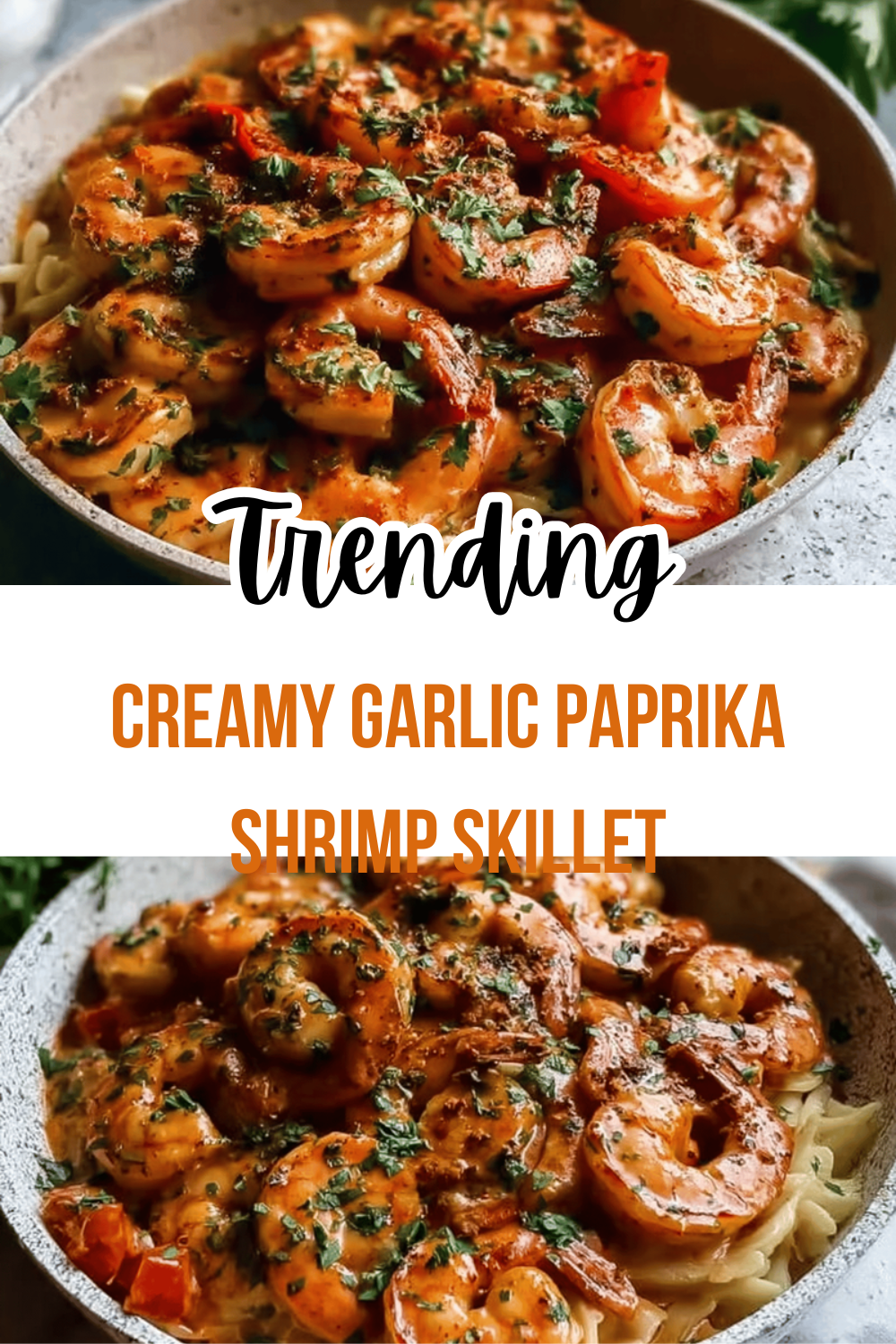 Creamy Garlic Paprika Shrimp Skillet
