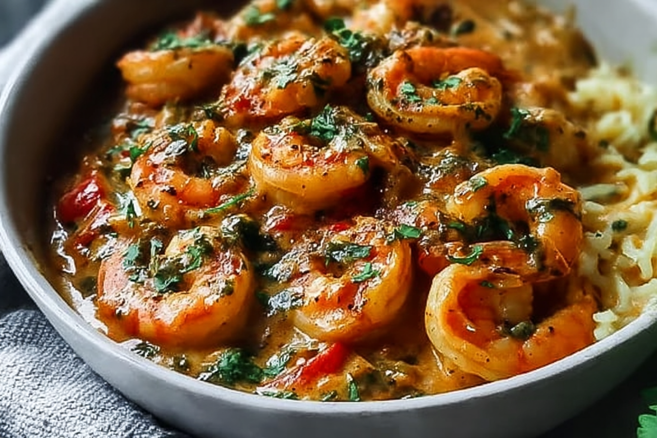 Creamy Garlic Paprika Shrimp Skillet