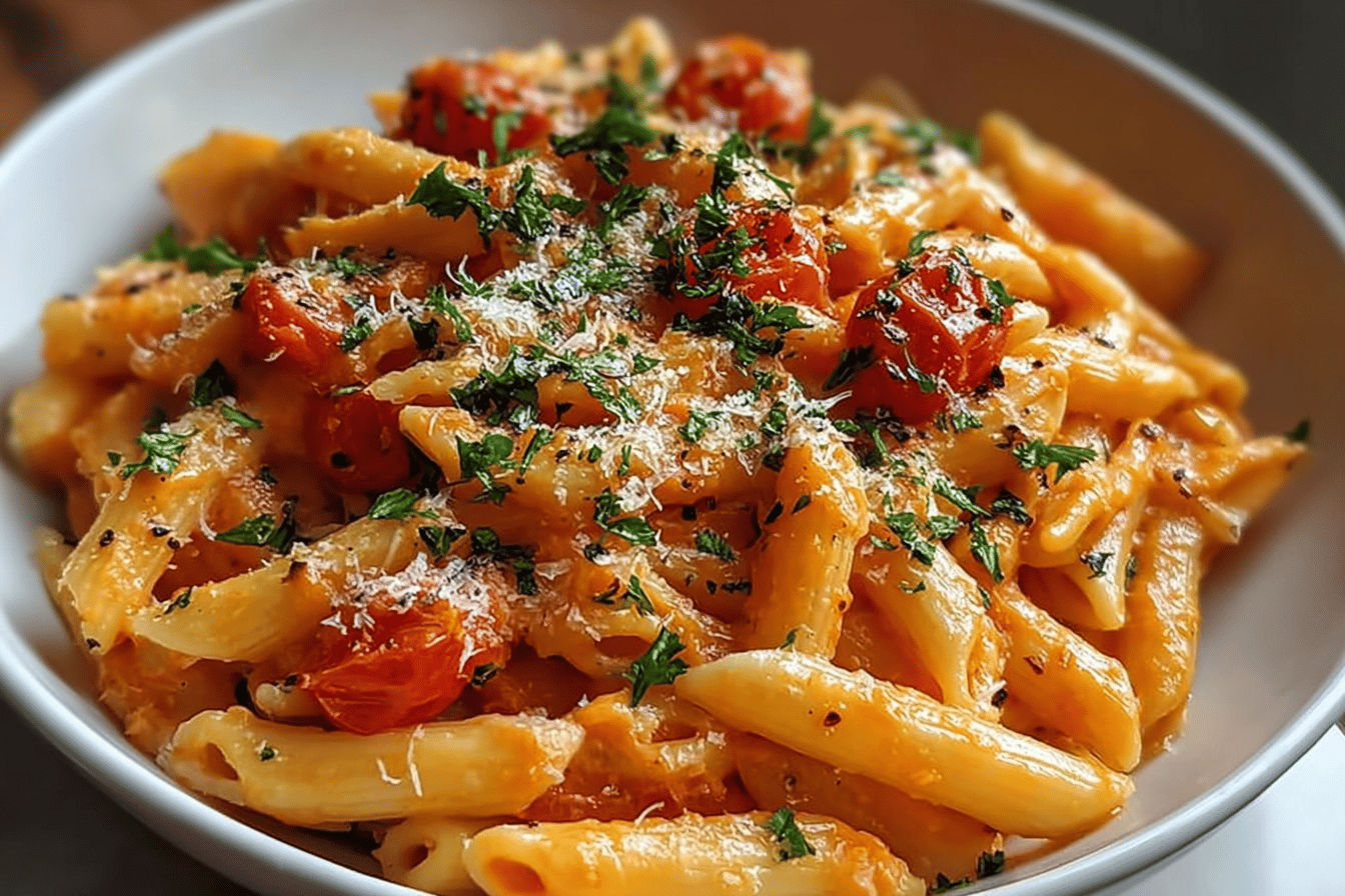 Creamy Tomato Garlic Pasta