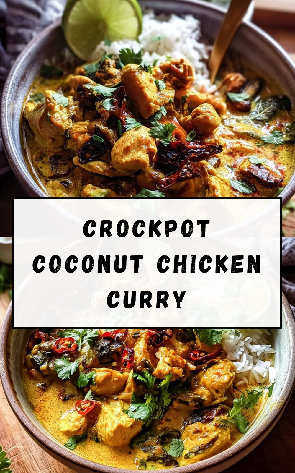 Crockpot Coconut Chicken Curry