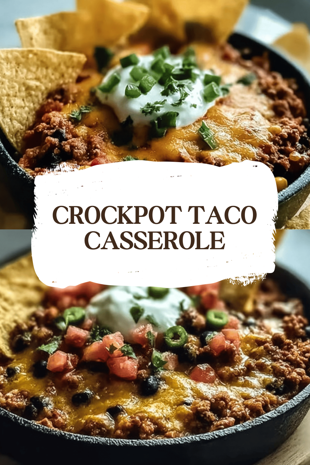Crockpot Taco Casserole