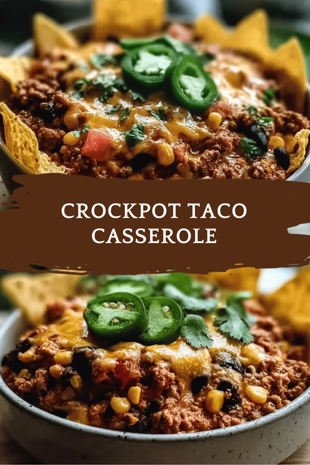 Crockpot Taco Casserole