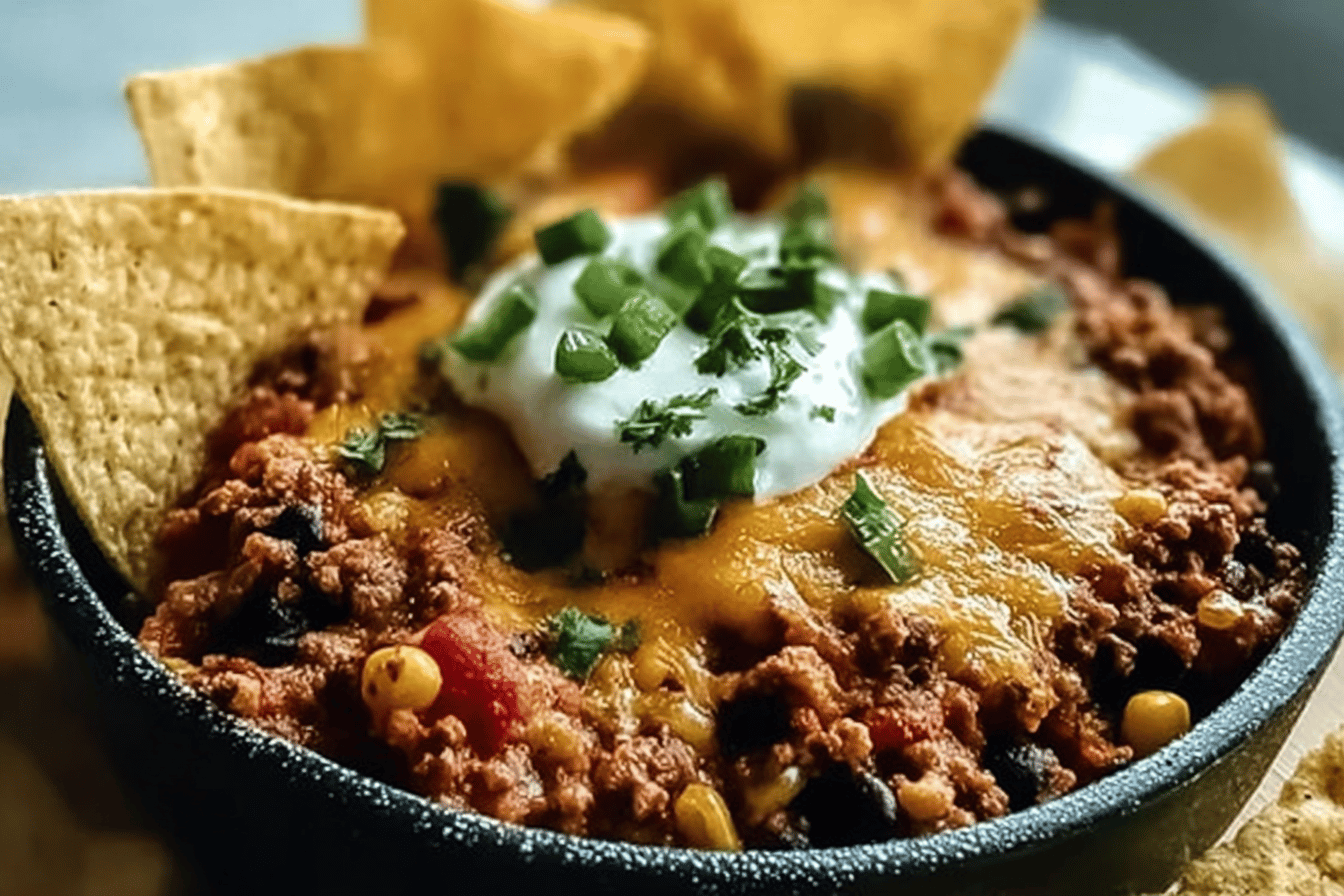 Crockpot Taco Casserole