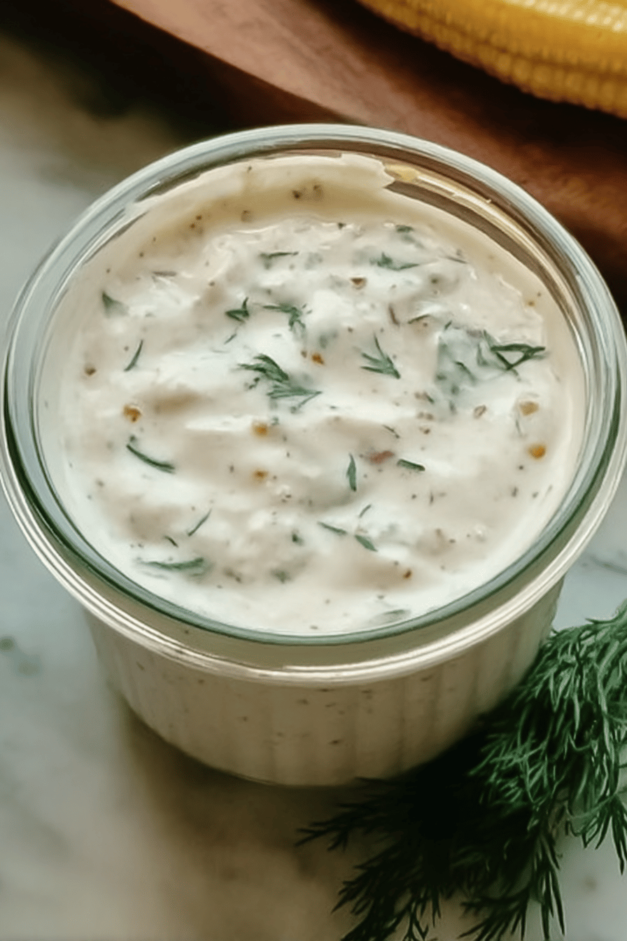 Greek Yogurt Ranch Sauce Recipe With Creamy Healthy Flavor