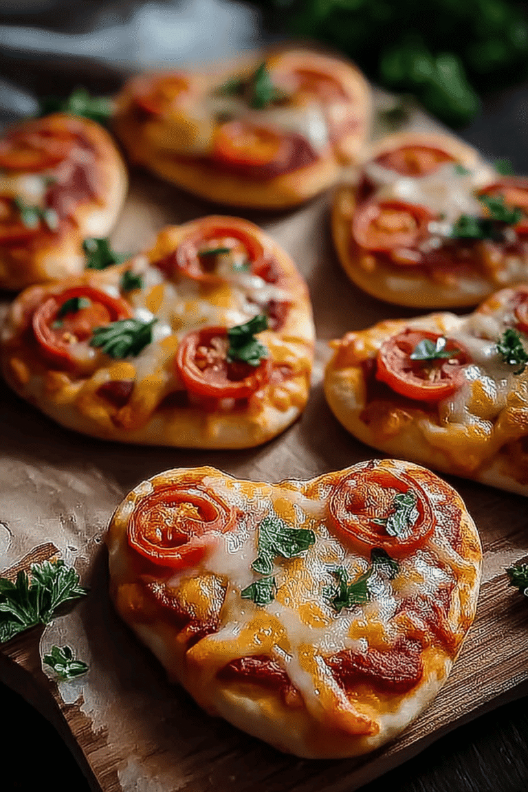 Heart Shaped Mini Pizzas 36.Png