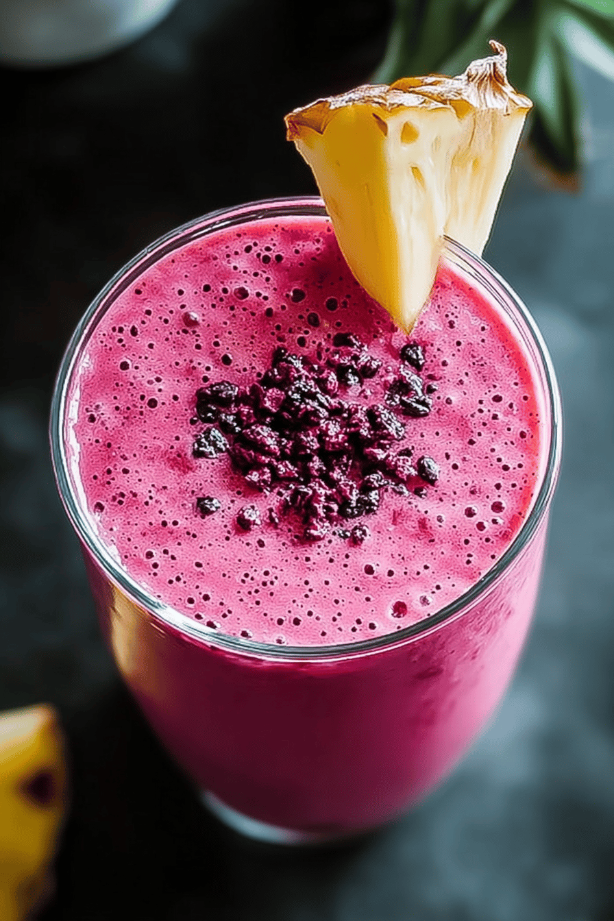 Hibiscus Tea Pineapple Smoothie Recipe With Refreshing Tropical Flavors 6 Hibiscus Pineapple Smoothie
