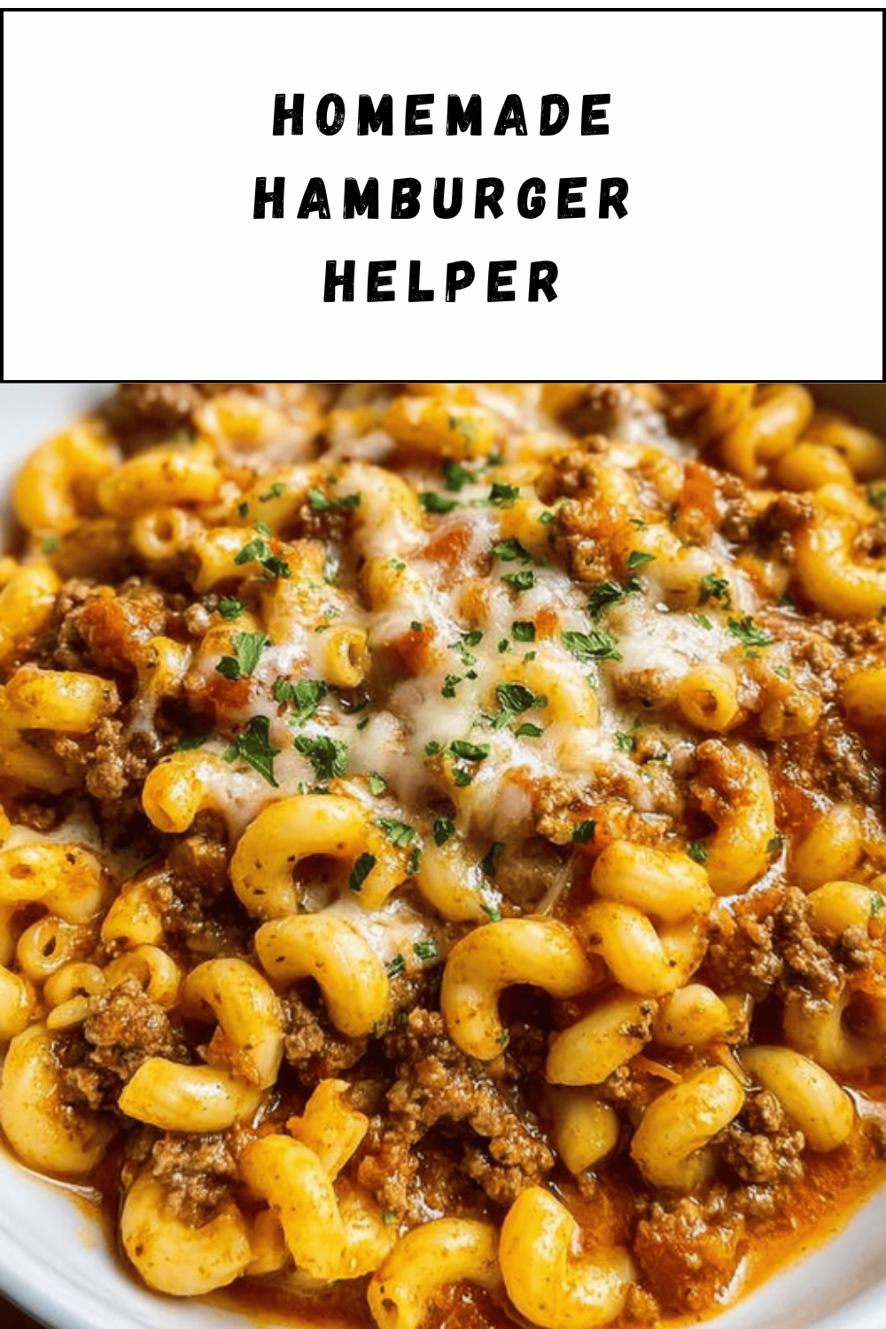 Homemade Hamburger Helper