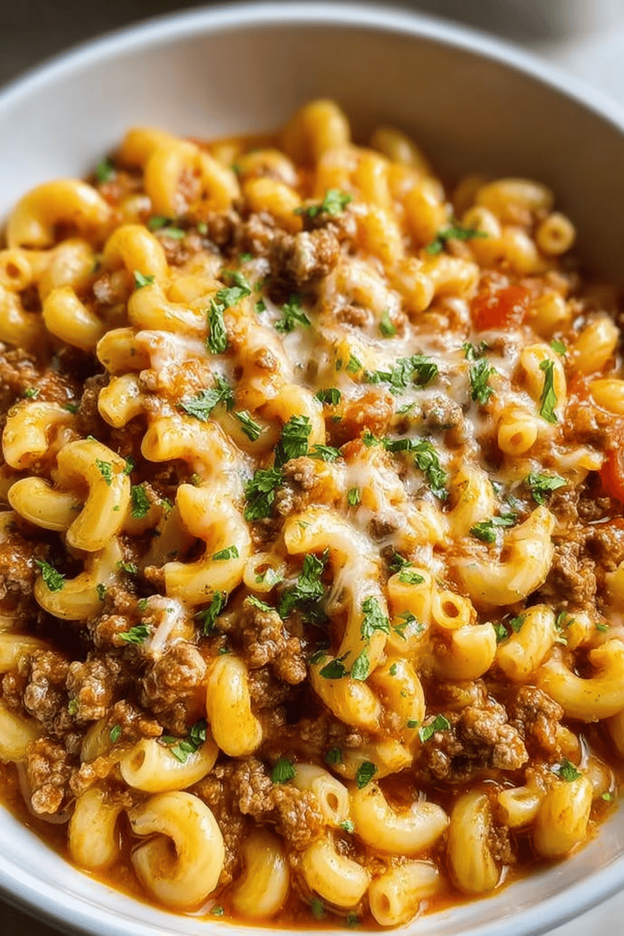 Homemade Hamburger Helper