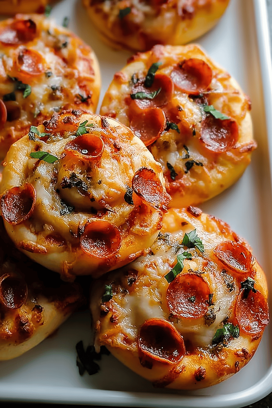 Homemade Pepperoni Pizza Rolls