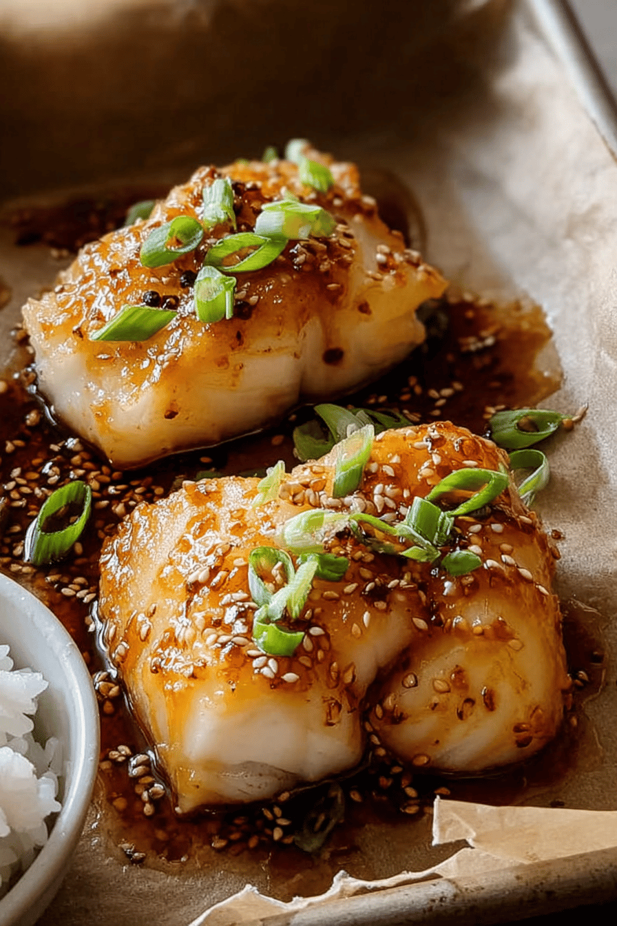 Honey Soy Glazed Cod