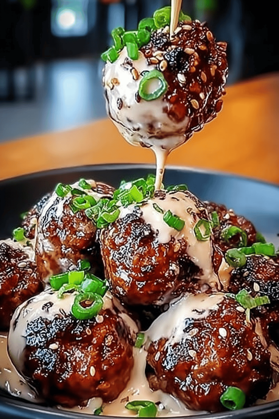 Korean Bbq Meatballs