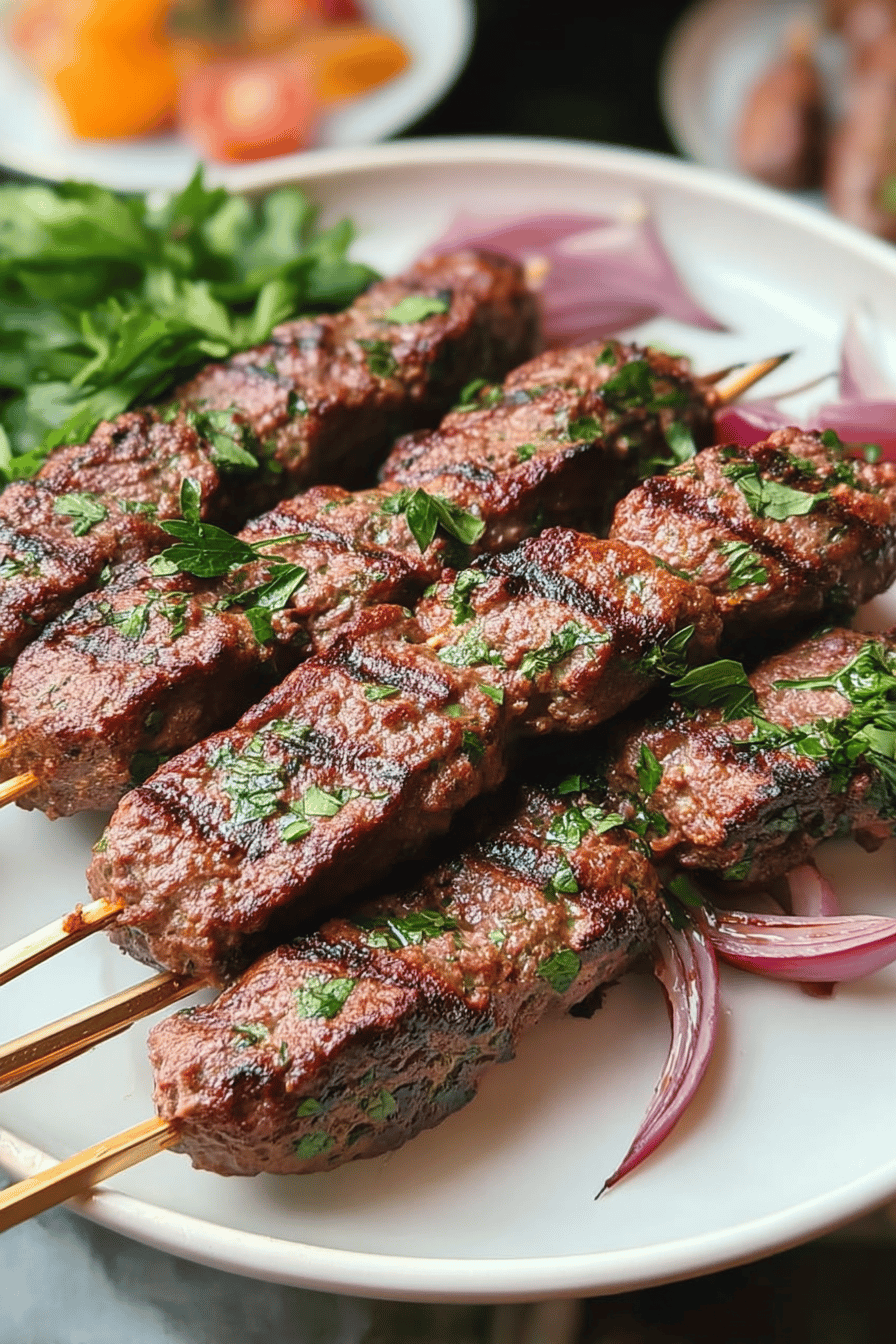 Lebanese Kafta Kebabs