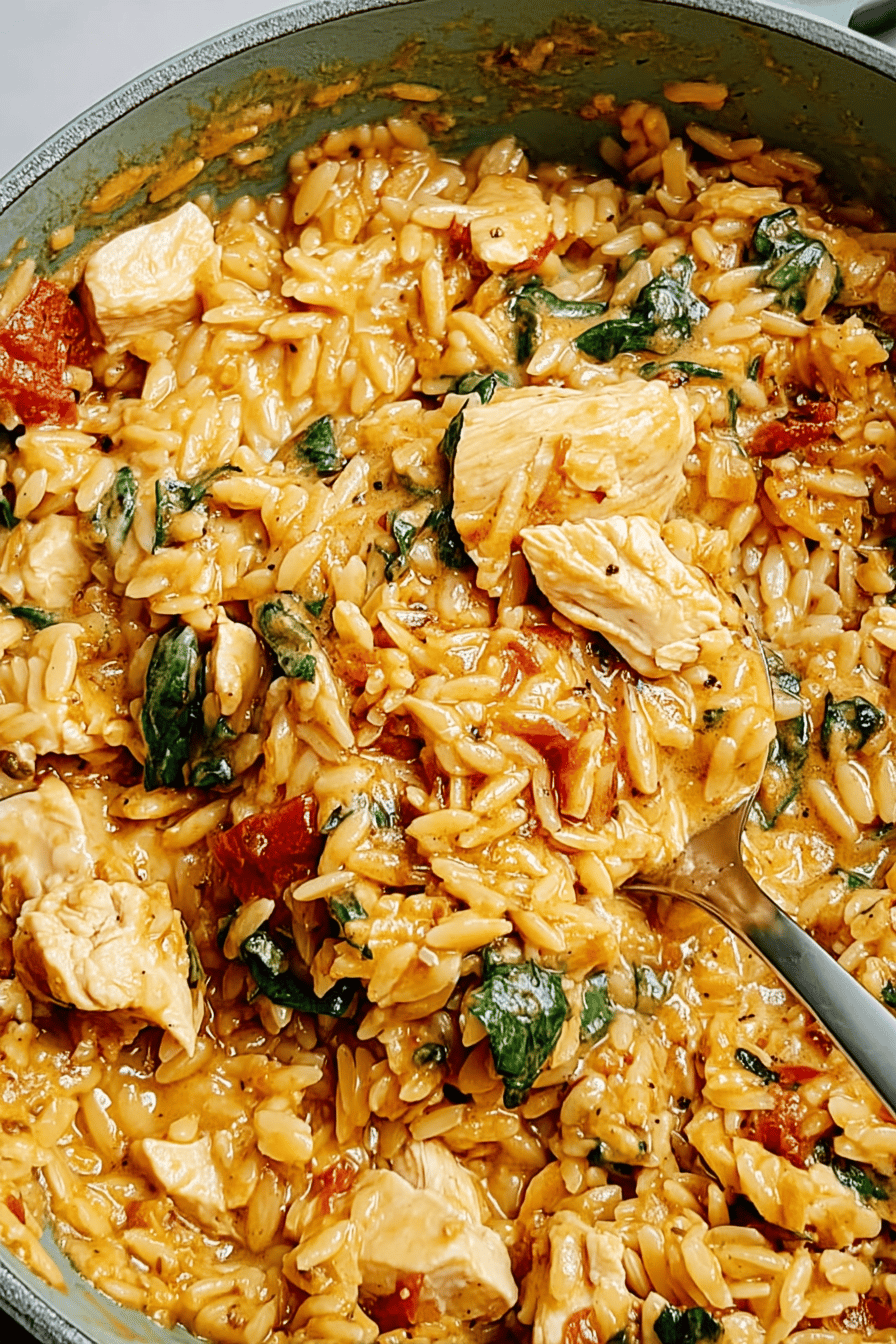 Marry Me Chicken Orzo