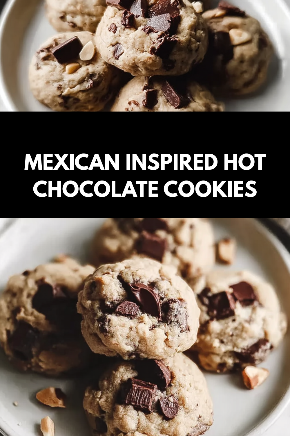 Mexican Inspired Hot Chocolate Cookies