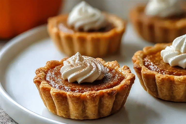 Mini Flaky Crust Pumpkin Pies 85.Png