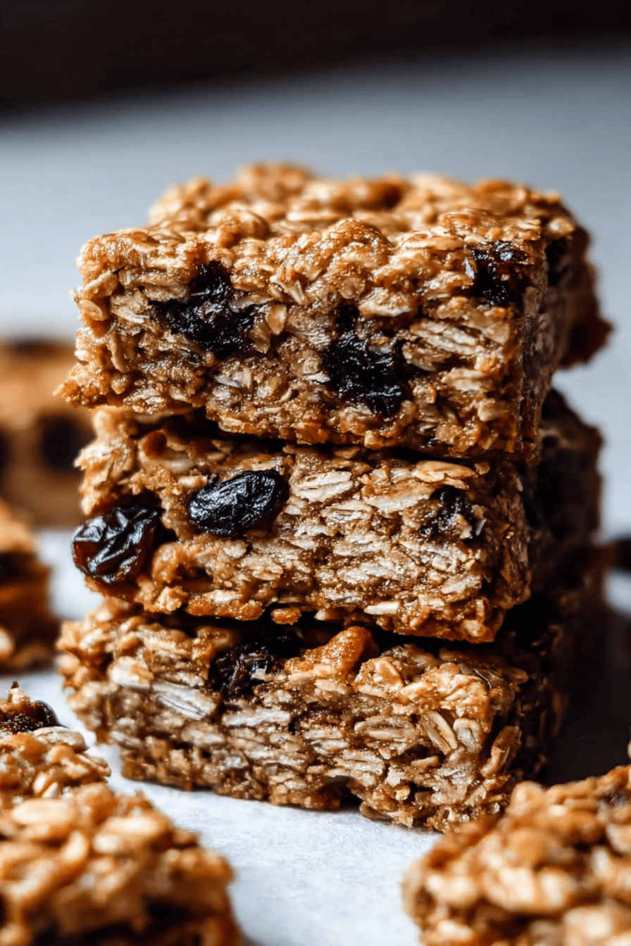 Oatmeal Raisin Cookie Bars