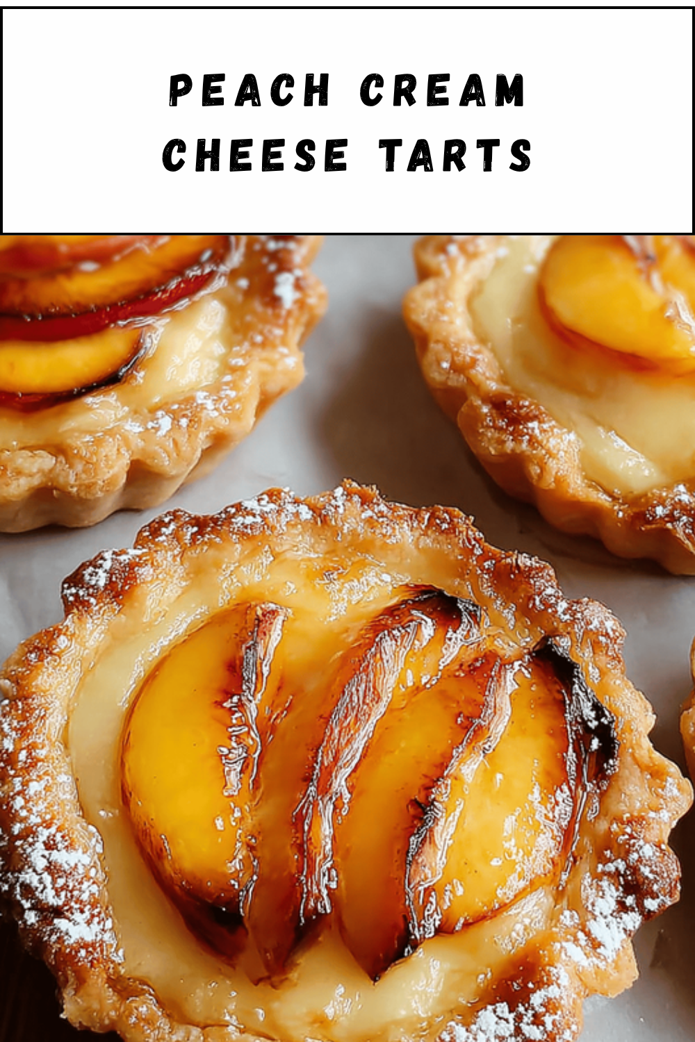 Peach Cream Cheese Tarts
