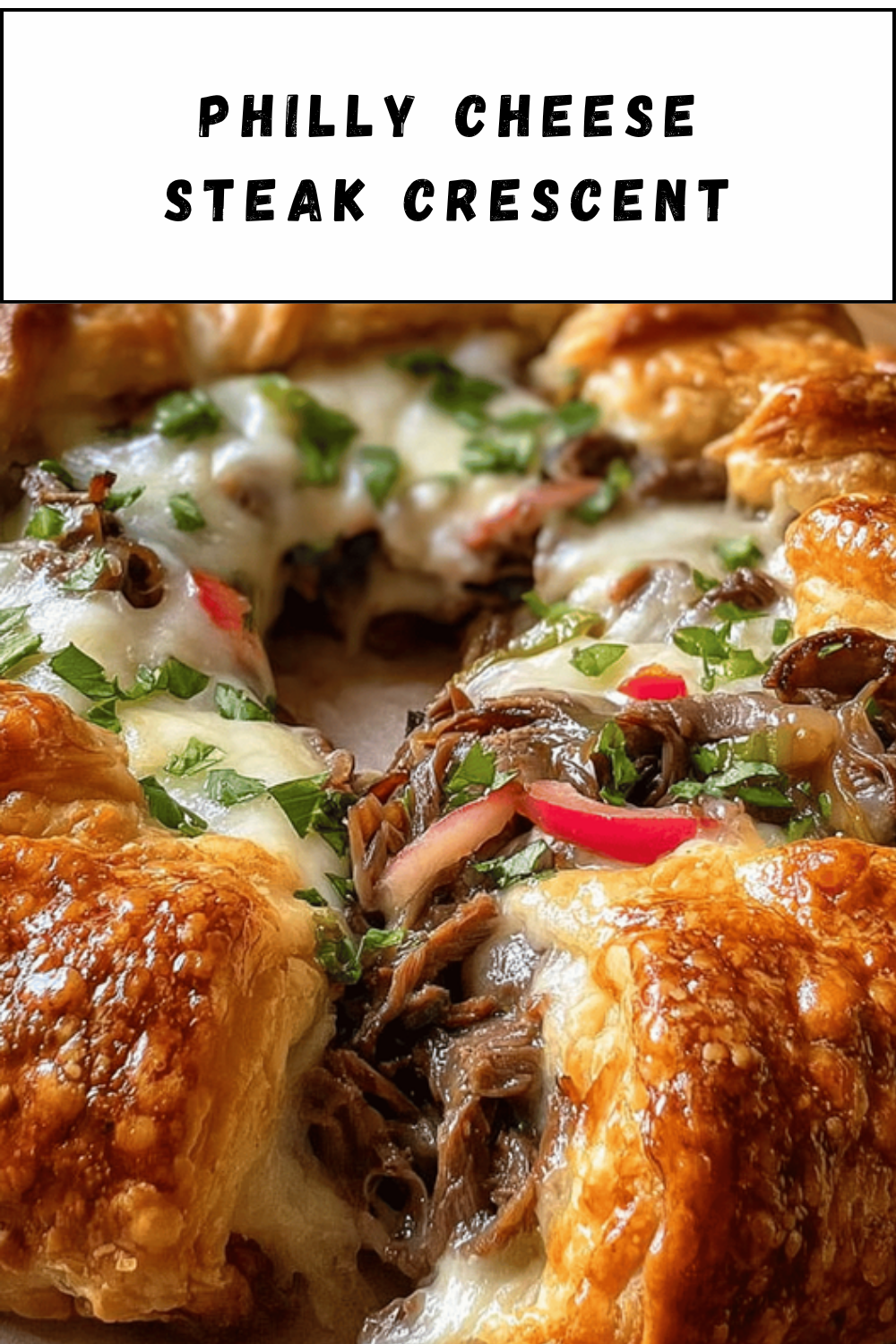 Philly Cheese Steak Crescent
