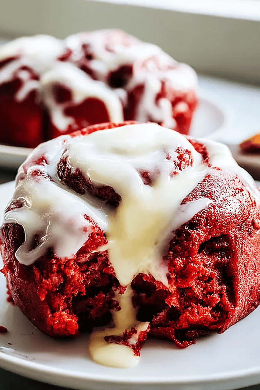 Red Velvet Cinnamon Rolls
