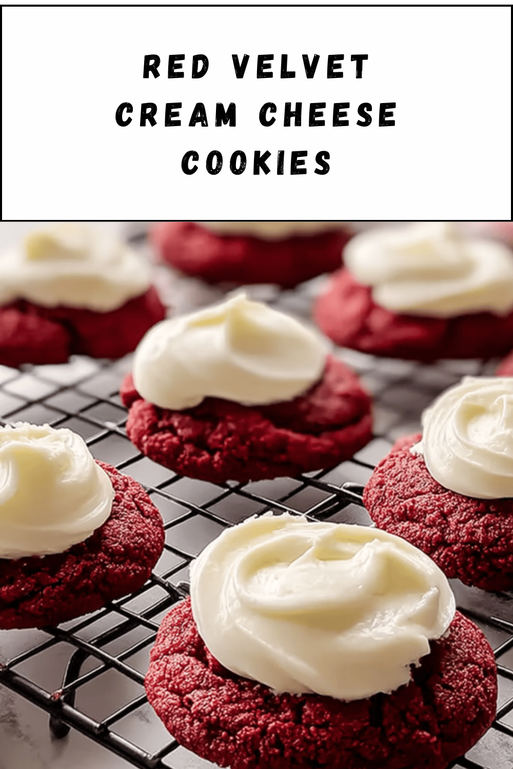 Red Velvet Cream Cheese Cookies