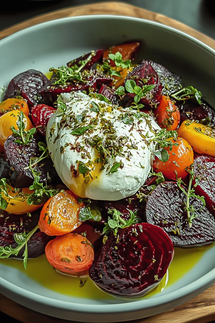 Roasted Beet Burrata Salad