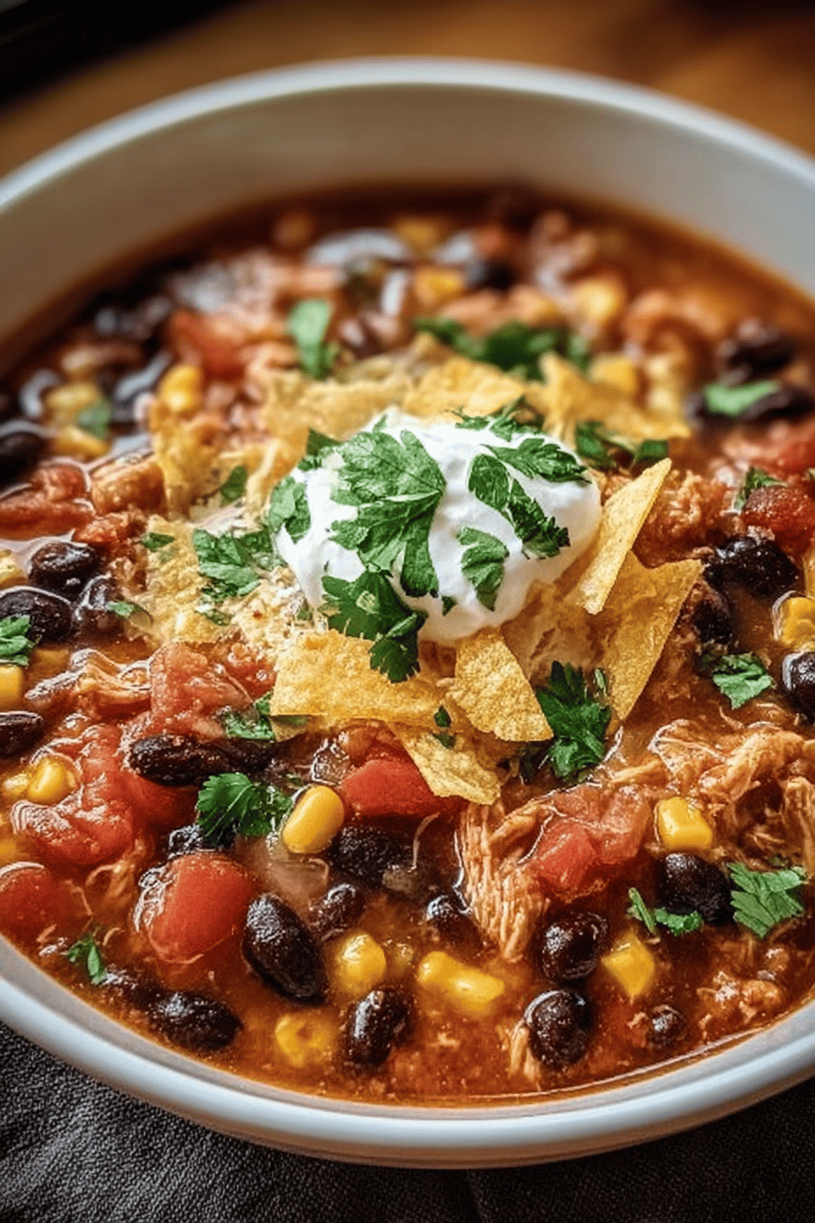 Seven Can Taco Soup