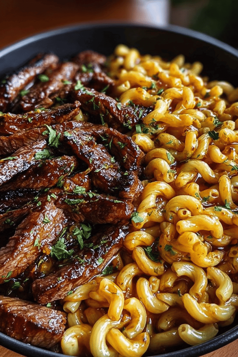Smoky Honey Bbq Steak Pasta 99.Png