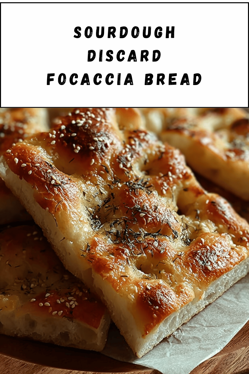 Sourdough Discard Focaccia Bread