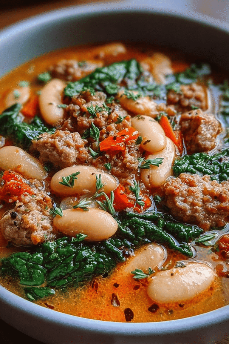 Spicy Italian Sausage Bean Soup 45.Png