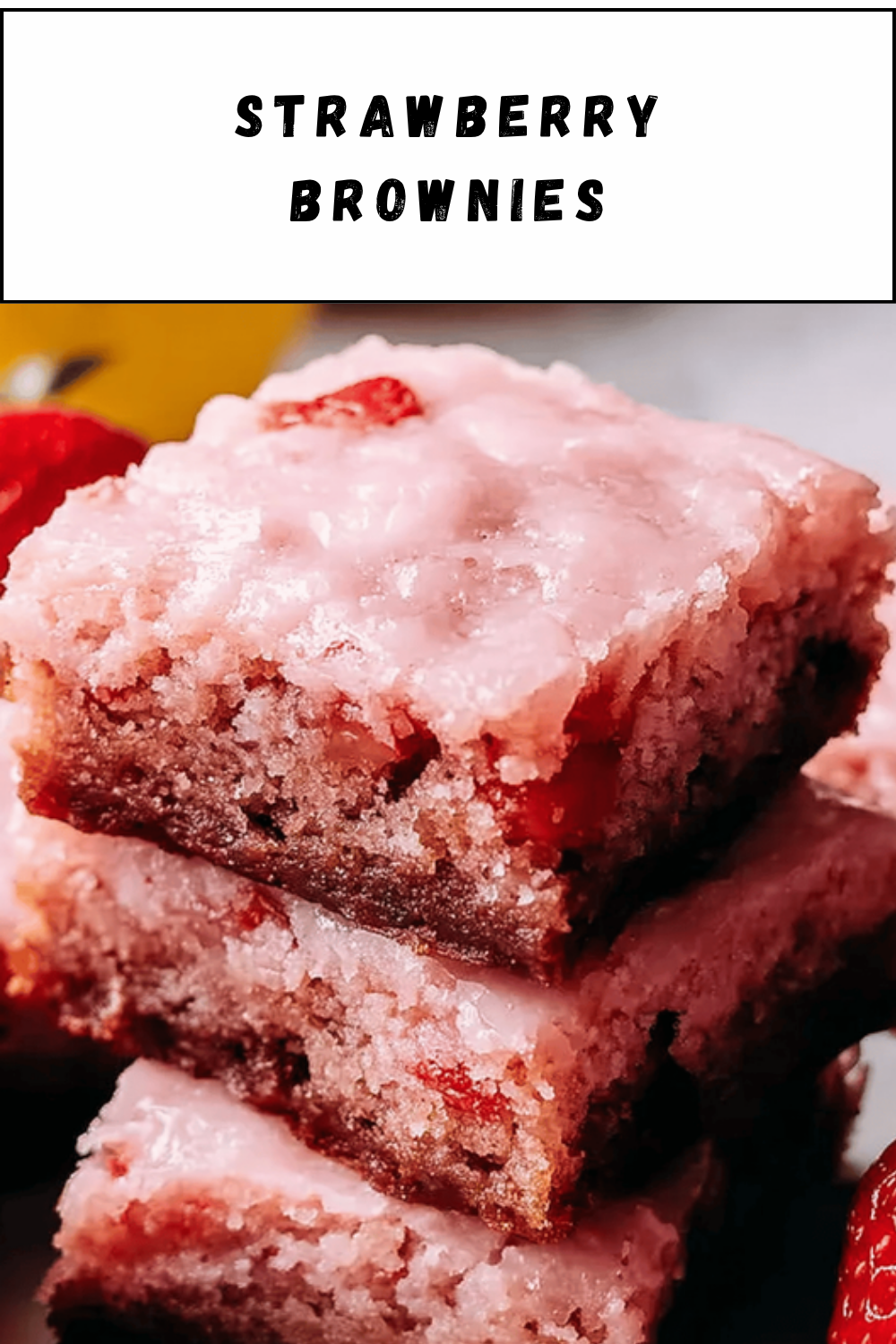Strawberry Brownies