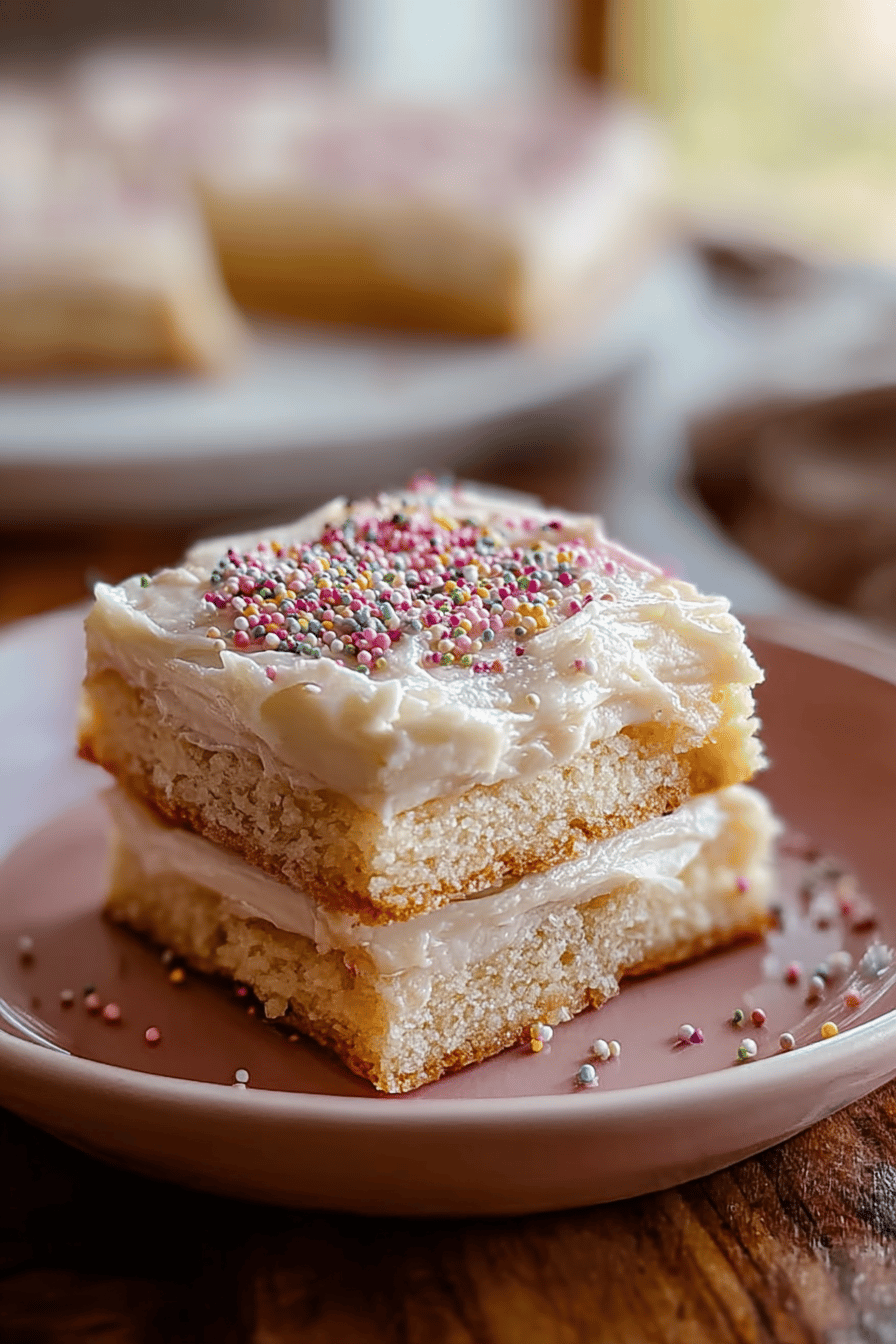 Sugar Cookie Cream Cheese Bars