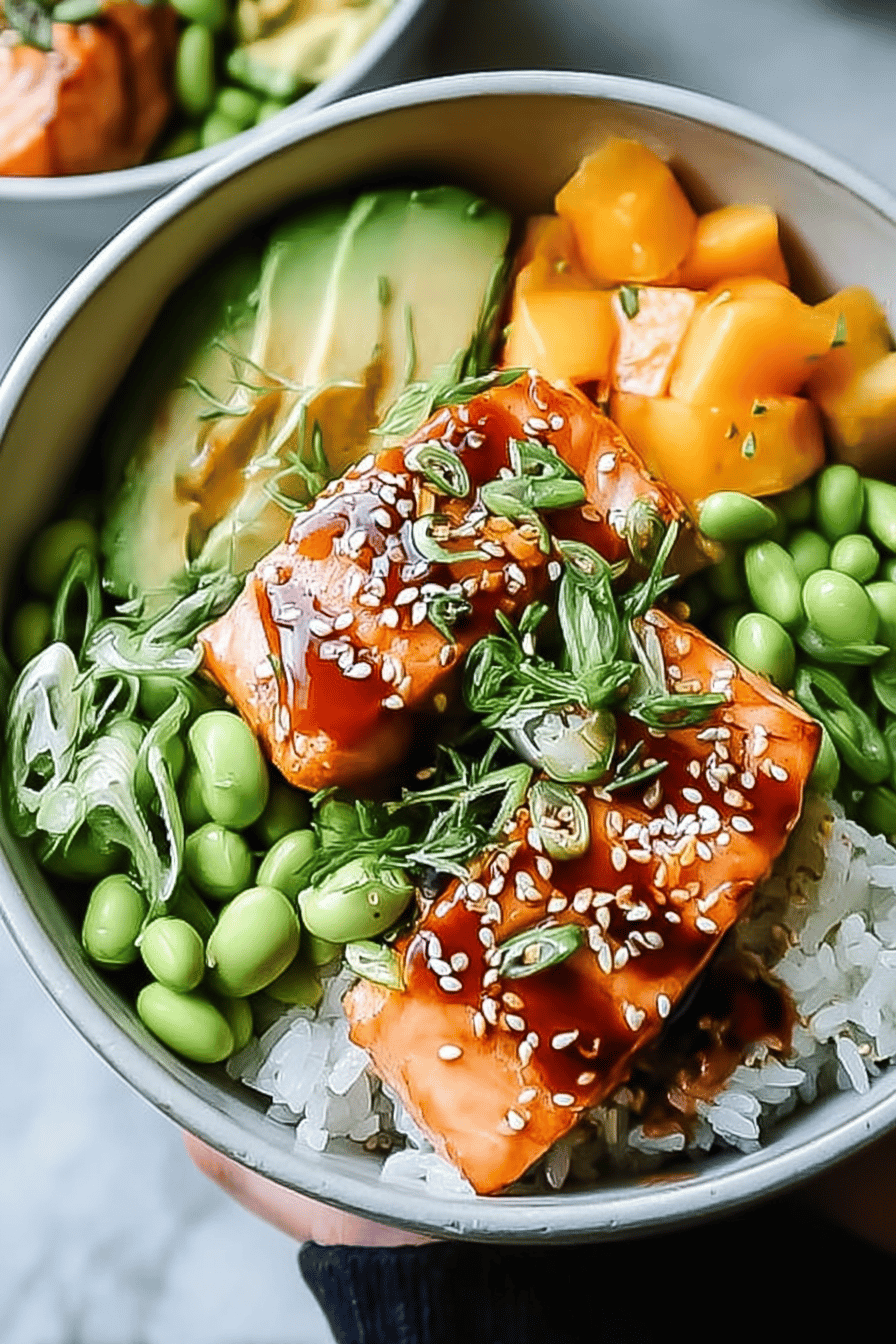 Teriyaki Salmon Bowls