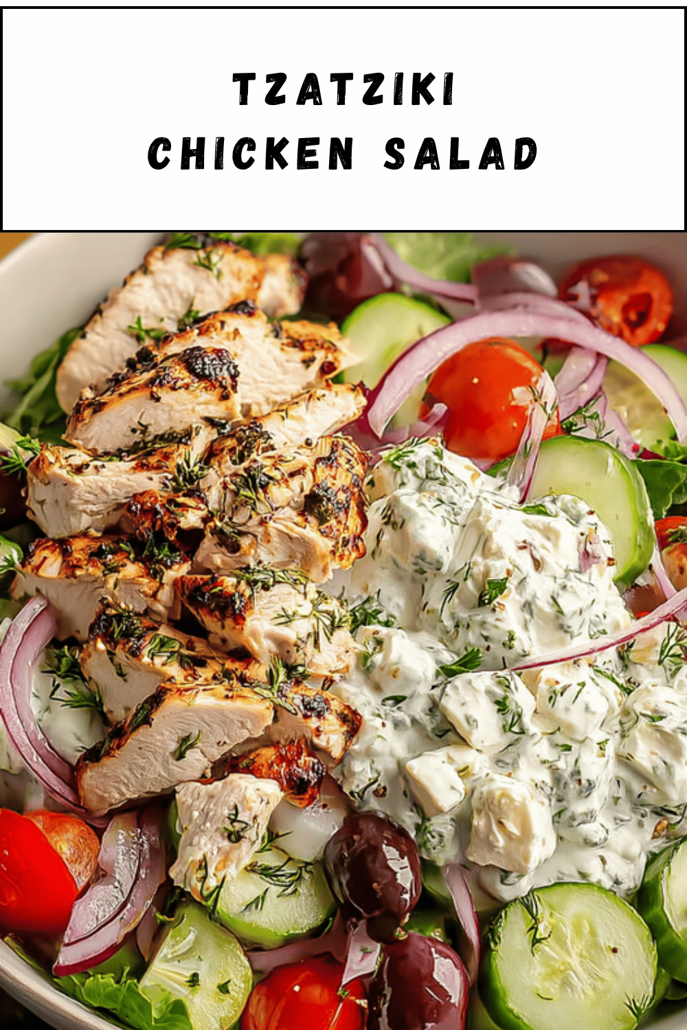 Tzatziki Chicken Salad