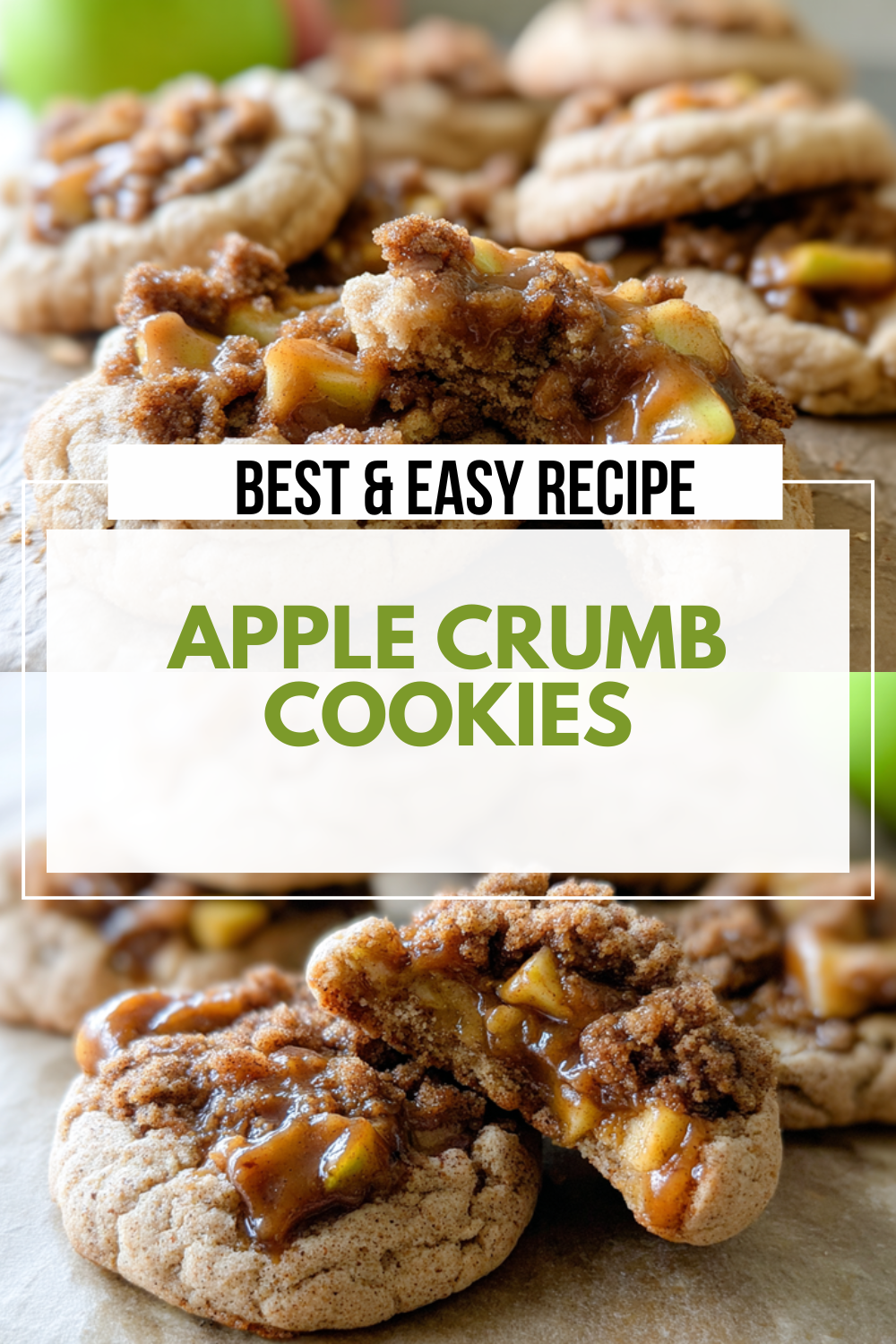Apple Crumb Cookies