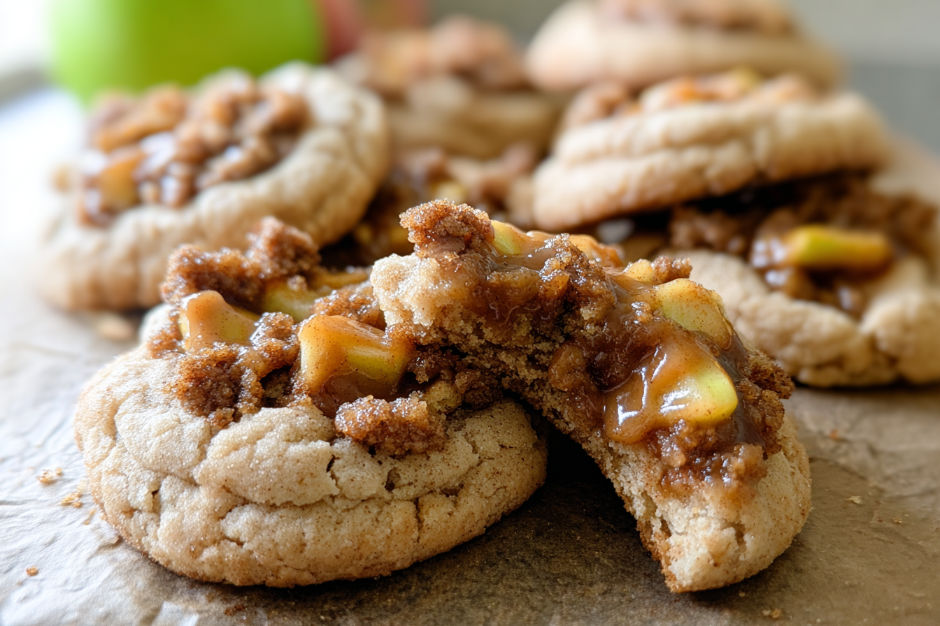 Apple Crumb Cookies